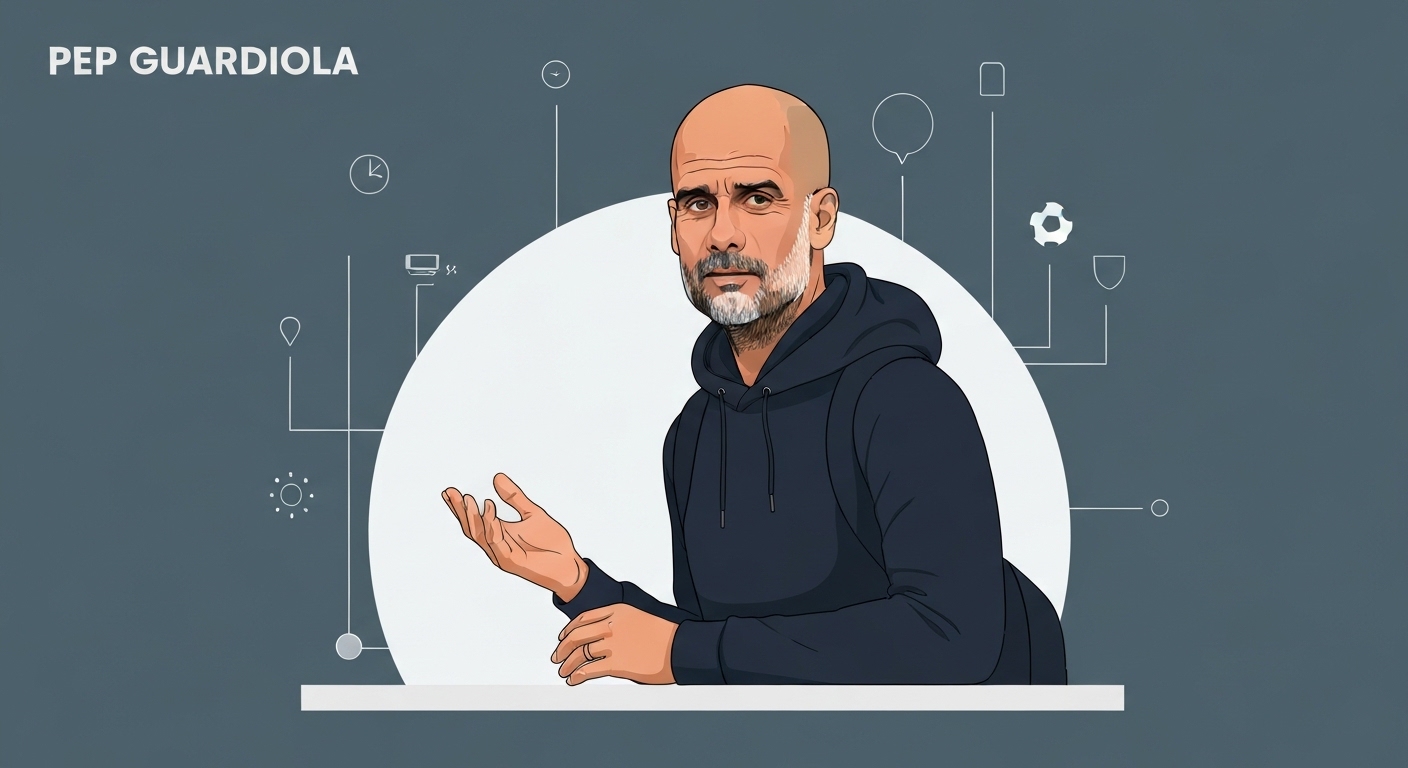 Pep Guardiola illustration