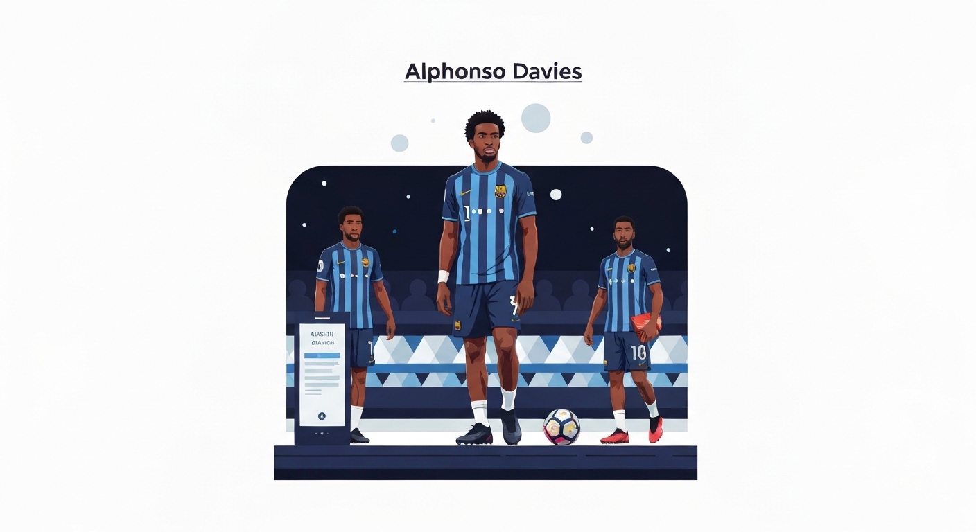 Alphonso Davies illustration
