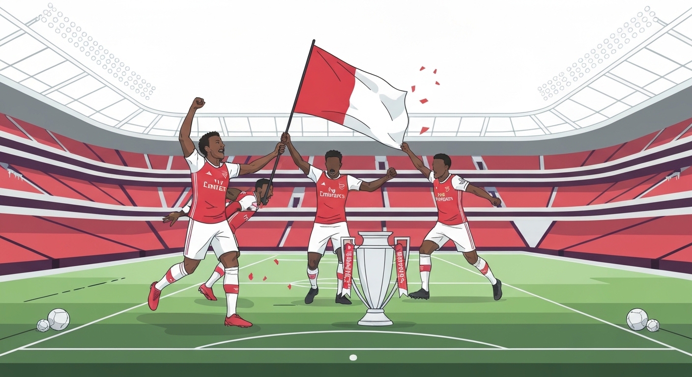 Arsenal Title Race illustration