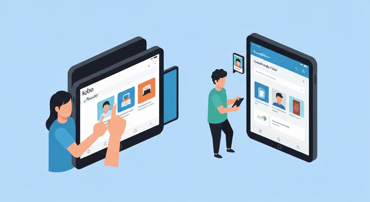 Kobo eReader launches Goodreads rival challenging Amazon illustration