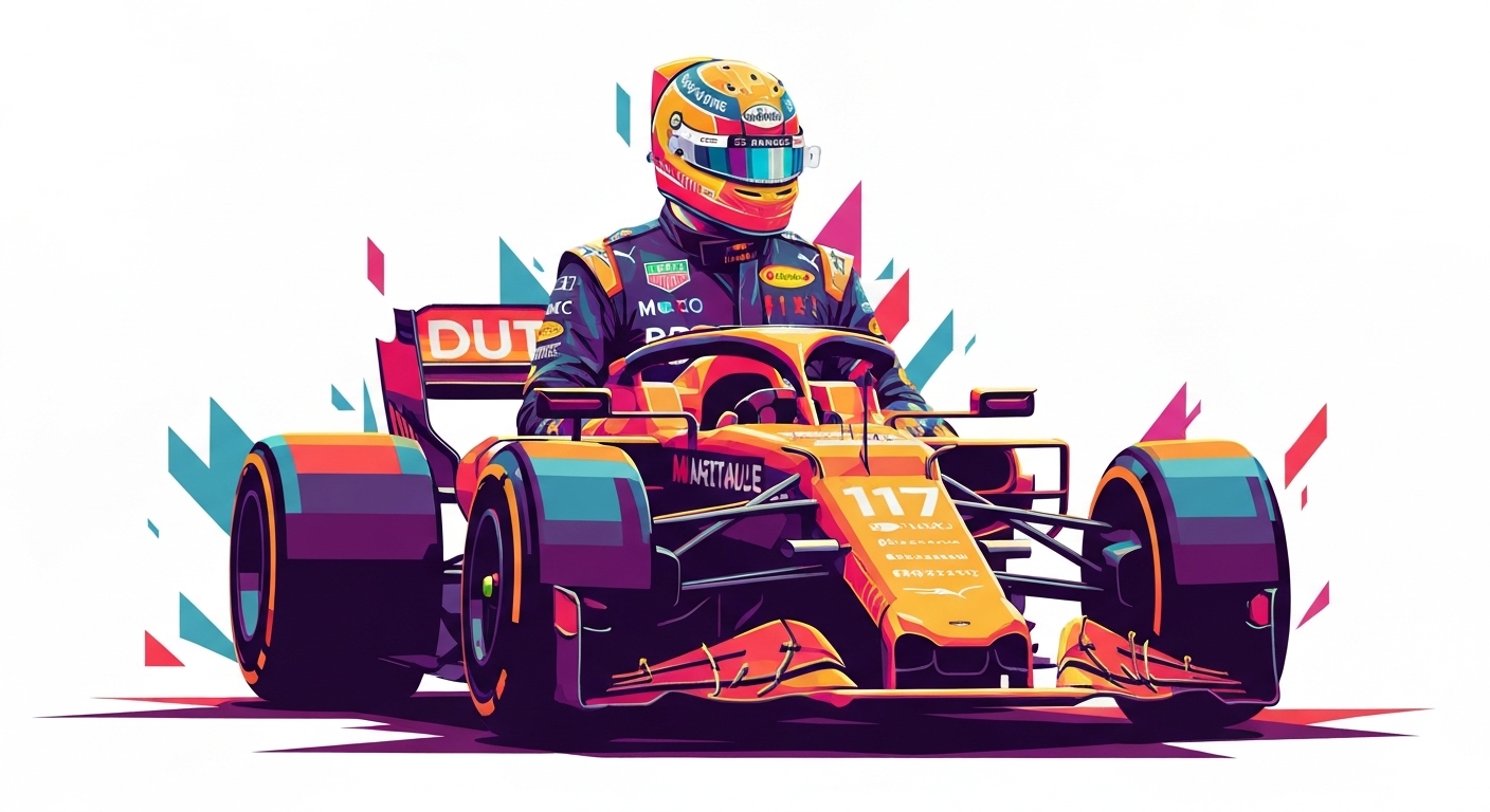 Max Verstappen illustration