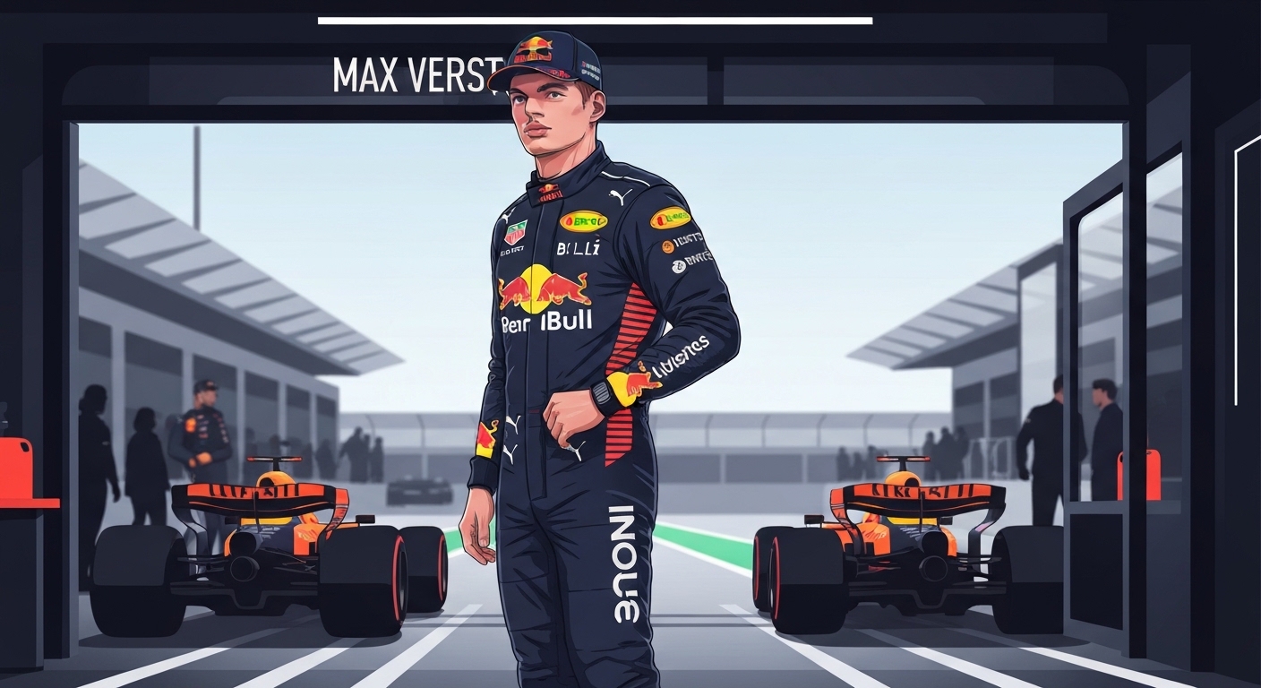 Max Verstappen illustration