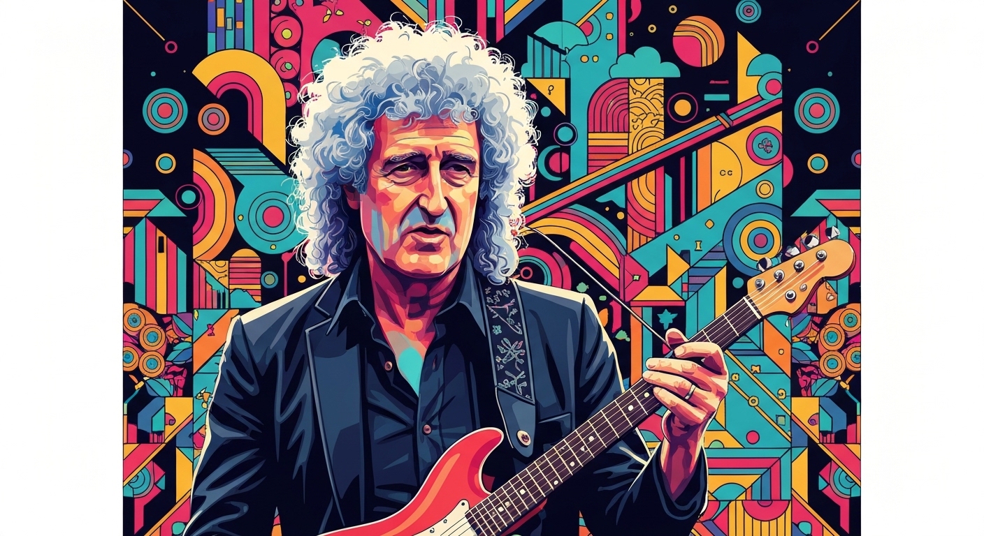 Brian May illustration