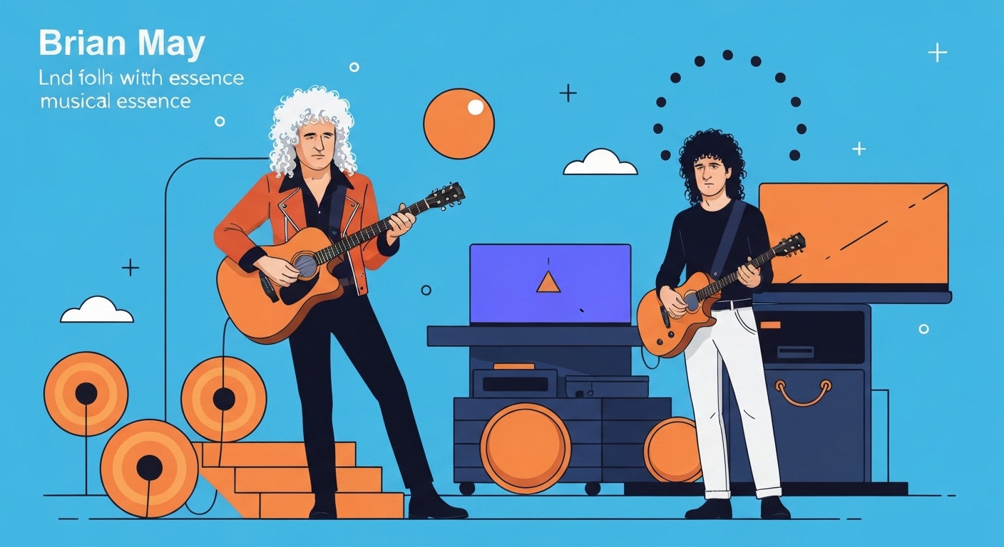 Brian May illustration