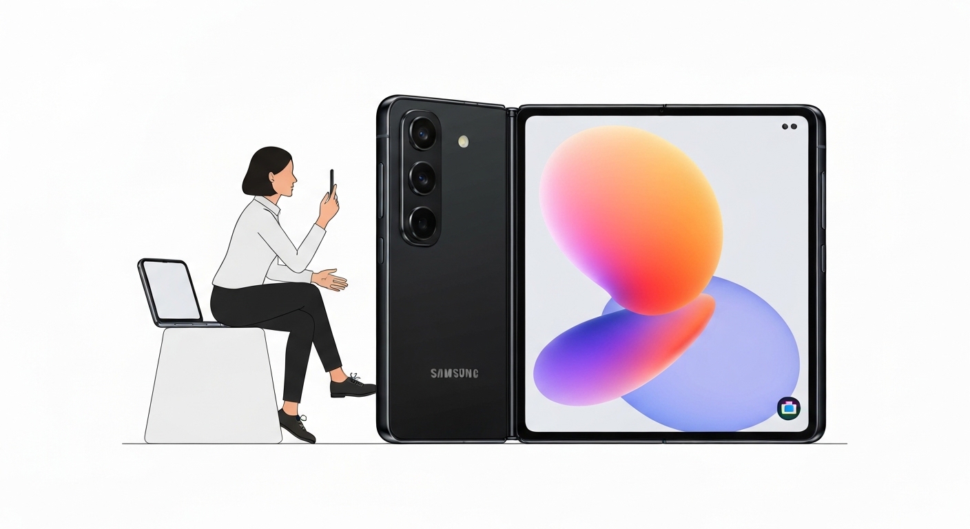 Samsung Galaxy Z Fold 8 illustration