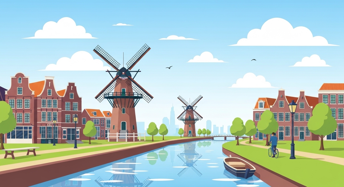 Netherlands illustration