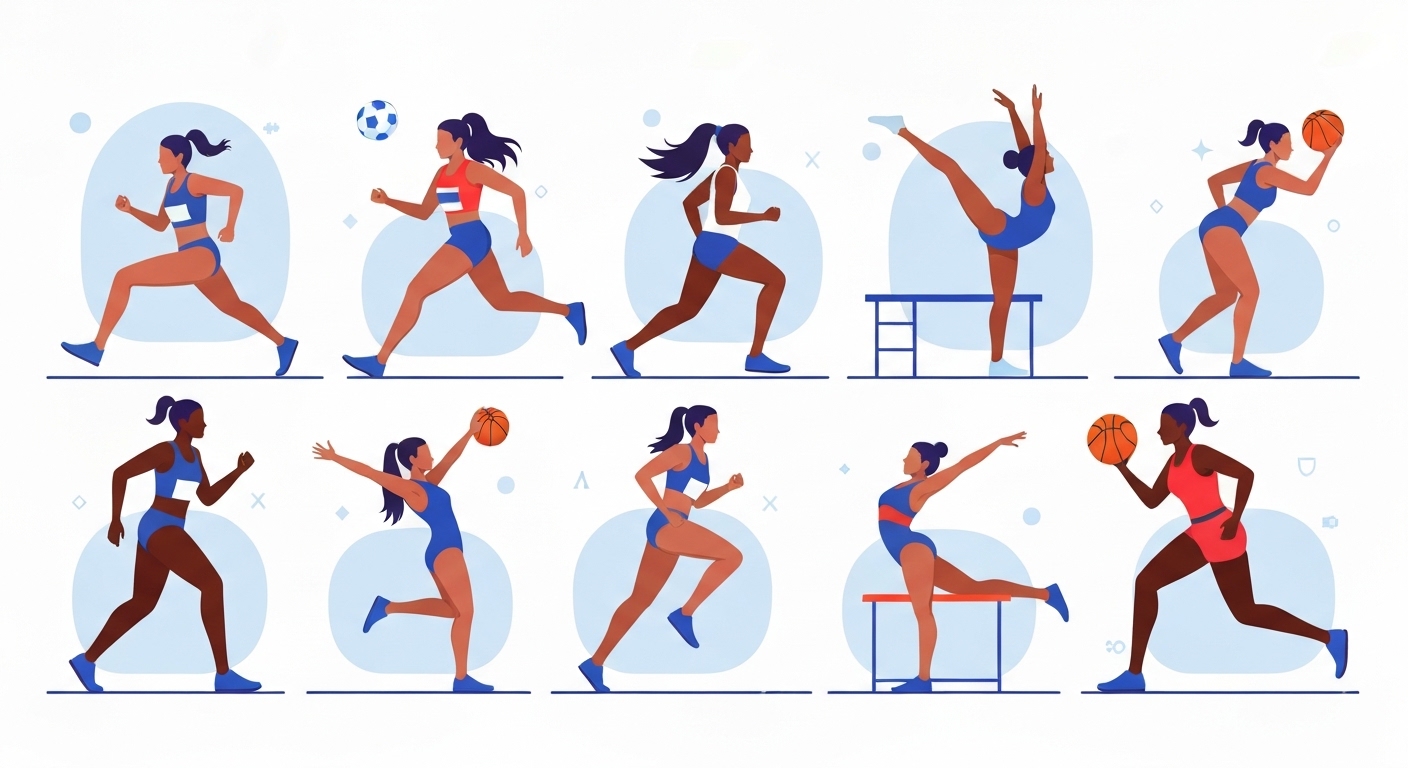 Trans Athletes in Female Sports illustration