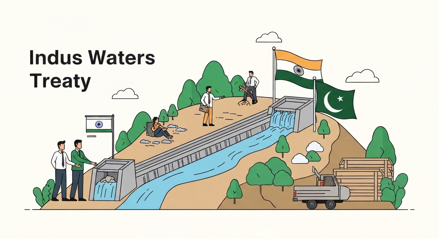 Indus Waters Treaty illustration